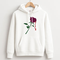 Dark Pink Rose Unisex Hoodie