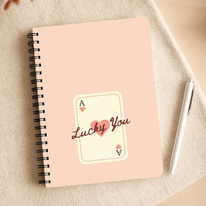 Lucky You Card Notepad