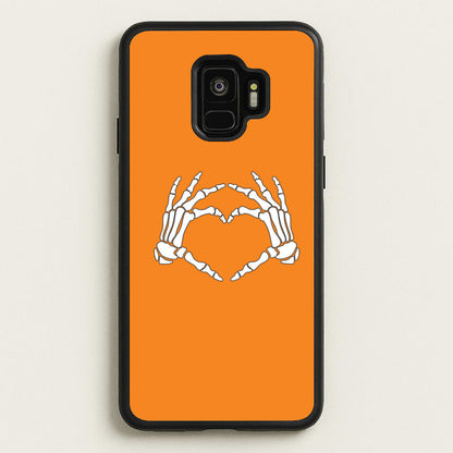 Skeleton Heart Galaxy S9 Case