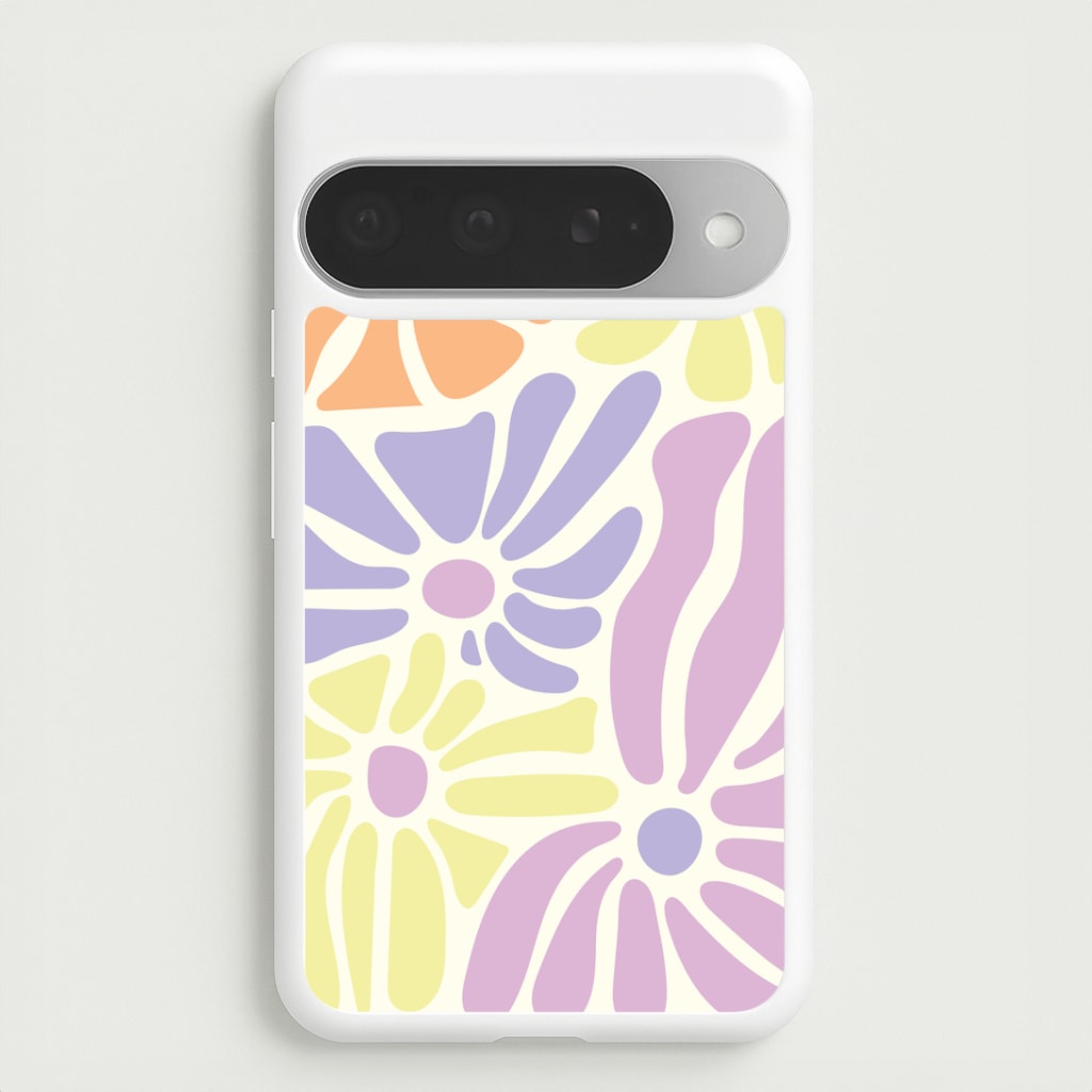 Pastel Abstract Flowers Google Pixel 10 Pro XL Case