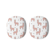 Pale Pink Alpaca Pattern AirPods Max Case 3