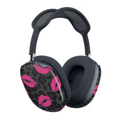 Pink Lipstick Cheetah Print AirPods Max Case 2