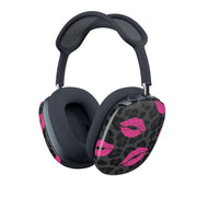 Pink Lipstick Cheetah Print AirPods Max Case 1