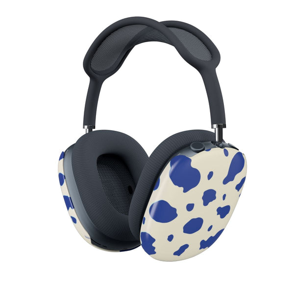 Blue Cow Print AirPods Max Case