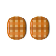 Orange Plaid Pattern- Autumn AirPods Max Case 3