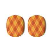 Orange Argyle Pattern AirPods Max Case 3