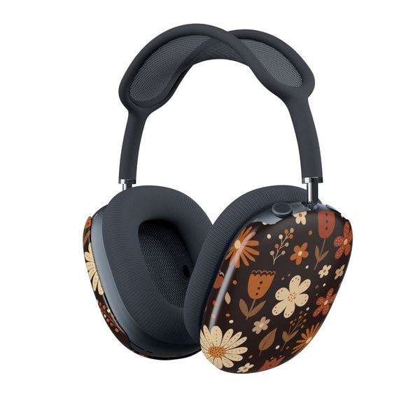 Espresso Folk Blooms AirPods Max Case
