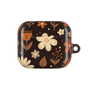 Espresso Folk Blooms AirPods Case 3
