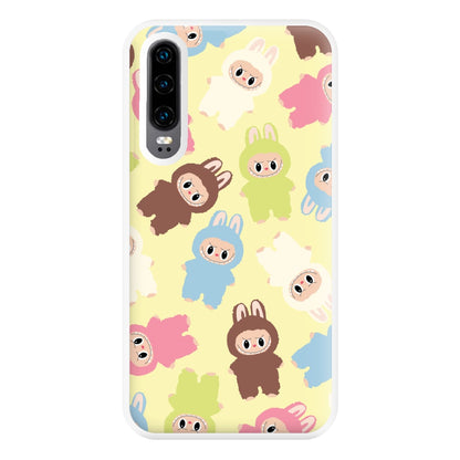 Colourful Little Monsters Pattern Huawei P30 Case