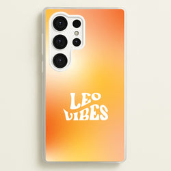 Leo Vibes Gradient Zodiac Galaxy S25 Ultra Case