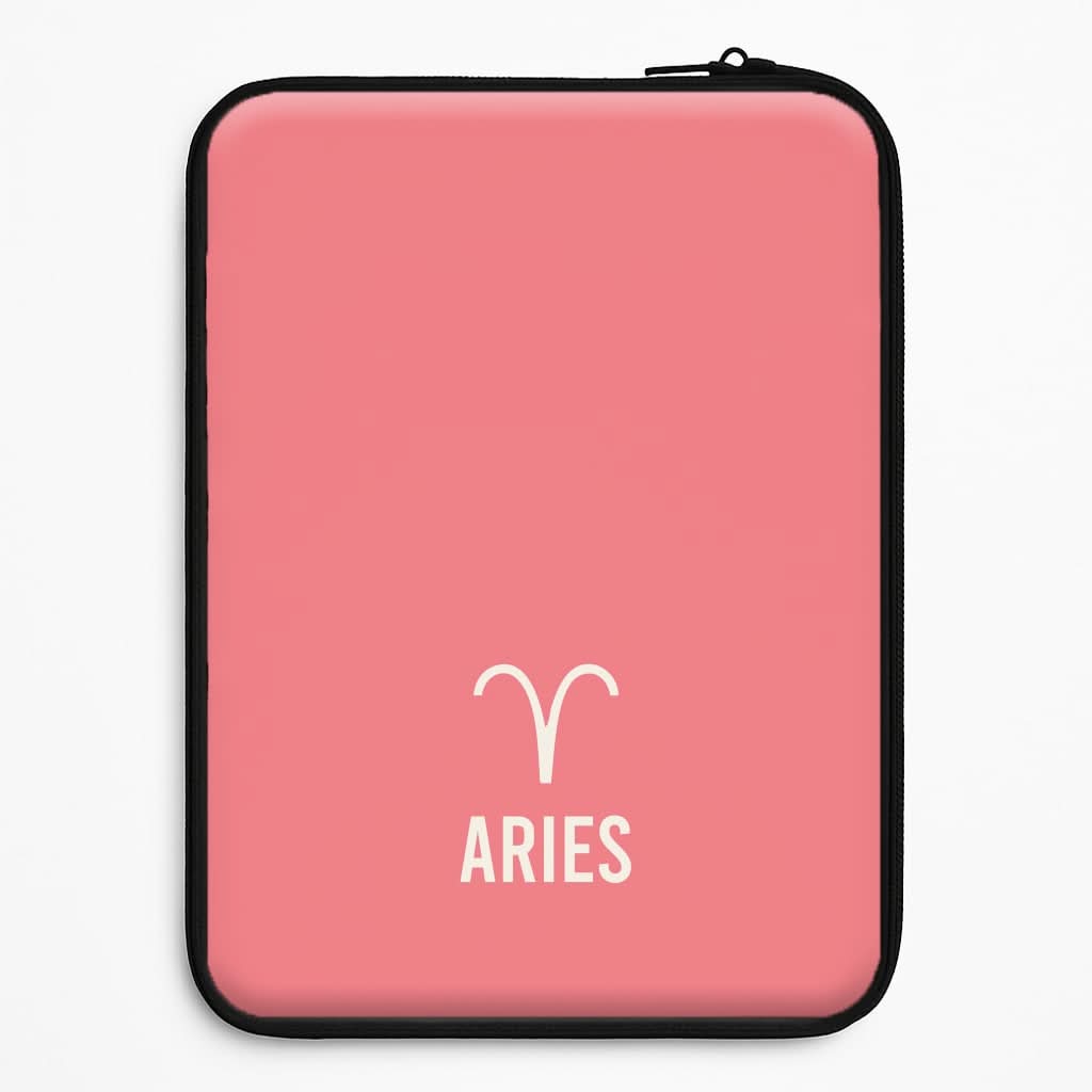 Aries Pastel Zodiac Laptop Sleeve