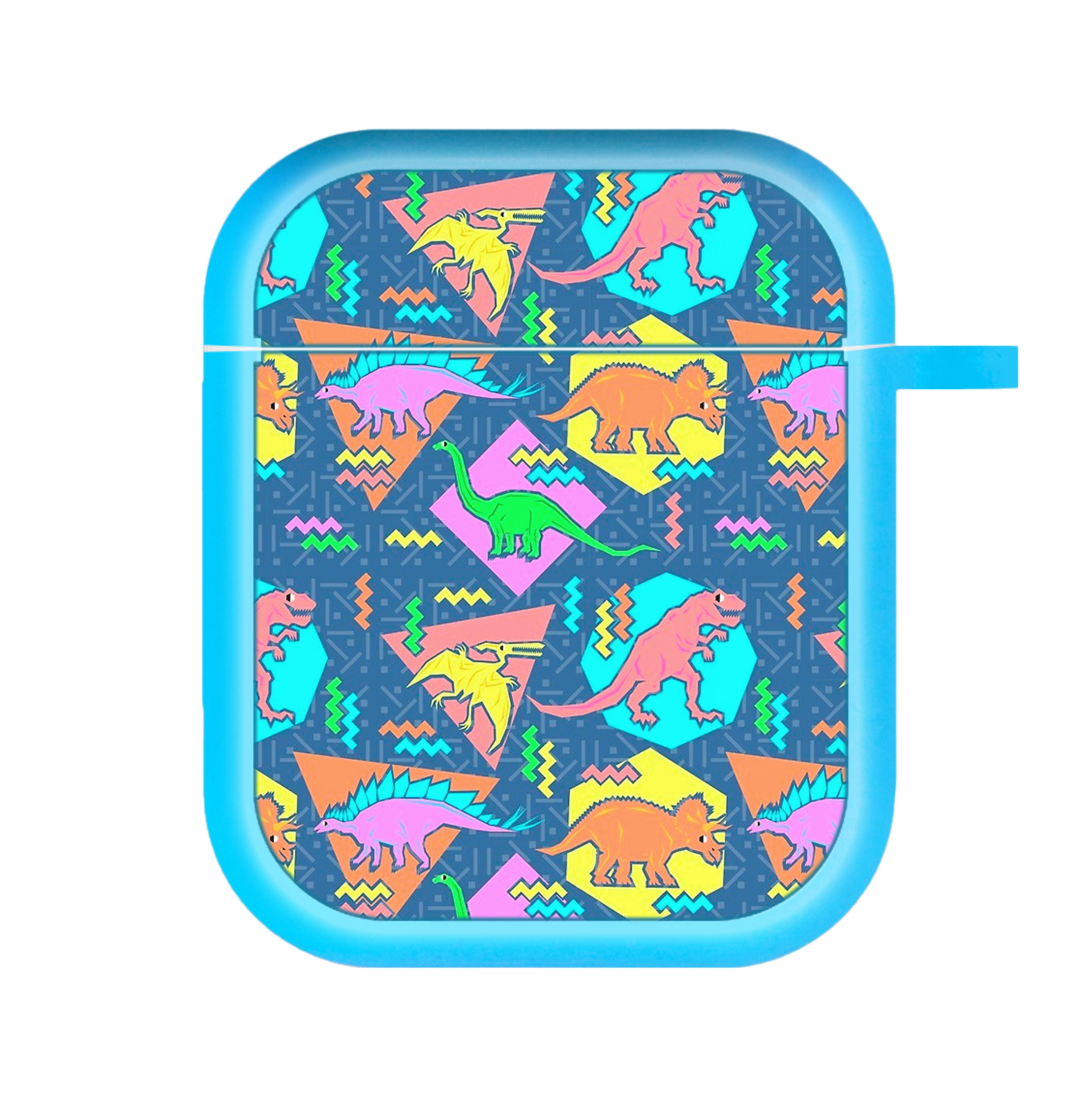 Nineties Dinosaurs Pattern AirPods Case