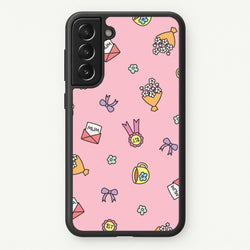 Mum Doodles Pattern Galaxy S21 Plus Case