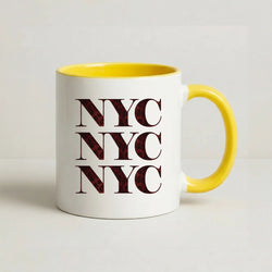 Fifth Avenue  Yellow Mug