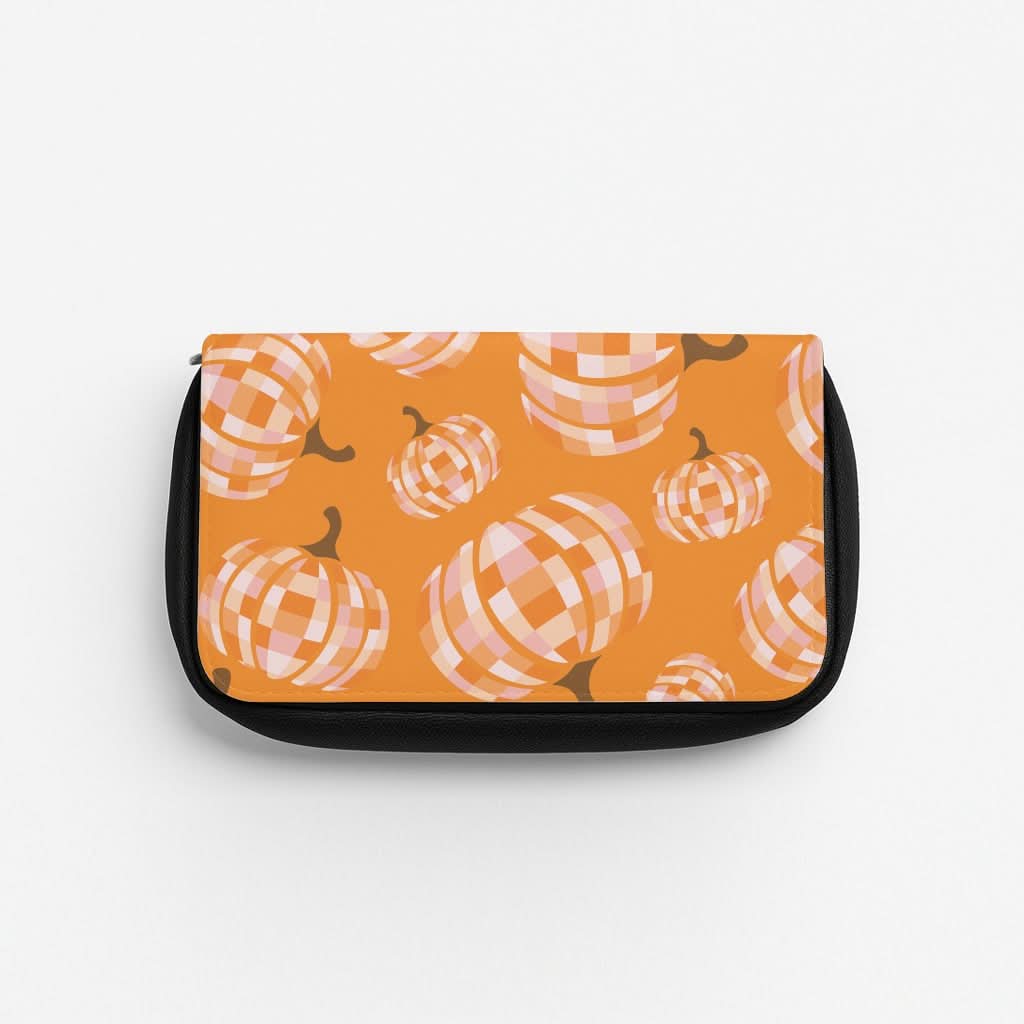 Disco Pumpkins Pattern Pencil Case