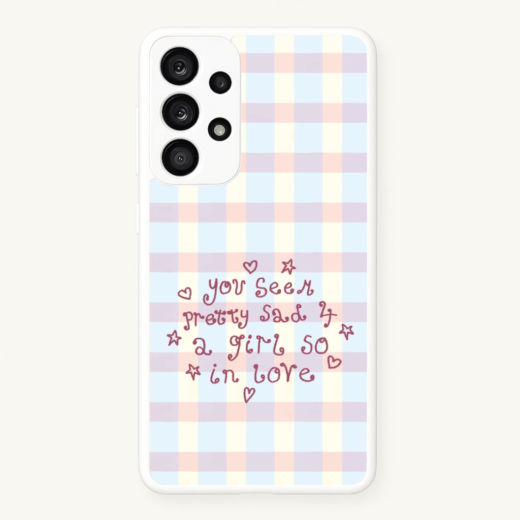 Dreamy Plaid Galaxy A33 Case