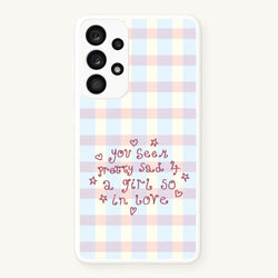 Dreamy Plaid Galaxy A53 Case