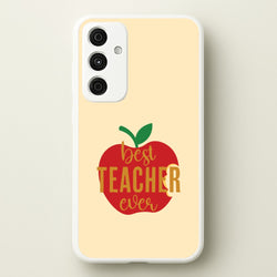 Apple Best Teacher Ever Galaxy A55 Case