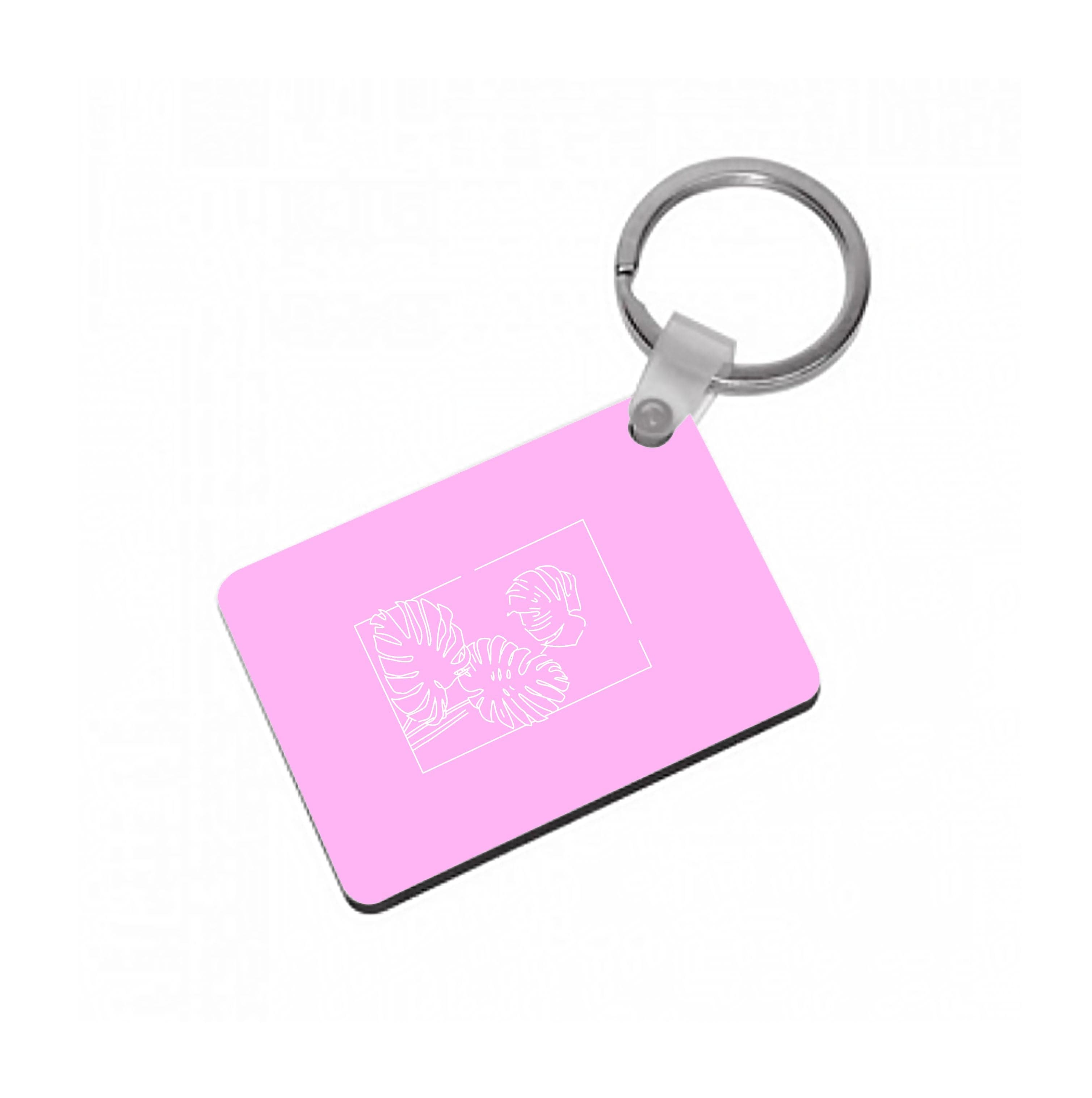 Pink Leaf - Foliage Keyring