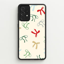 Coquette Christmas Bows Pattern Galaxy A52 / A52s Case
