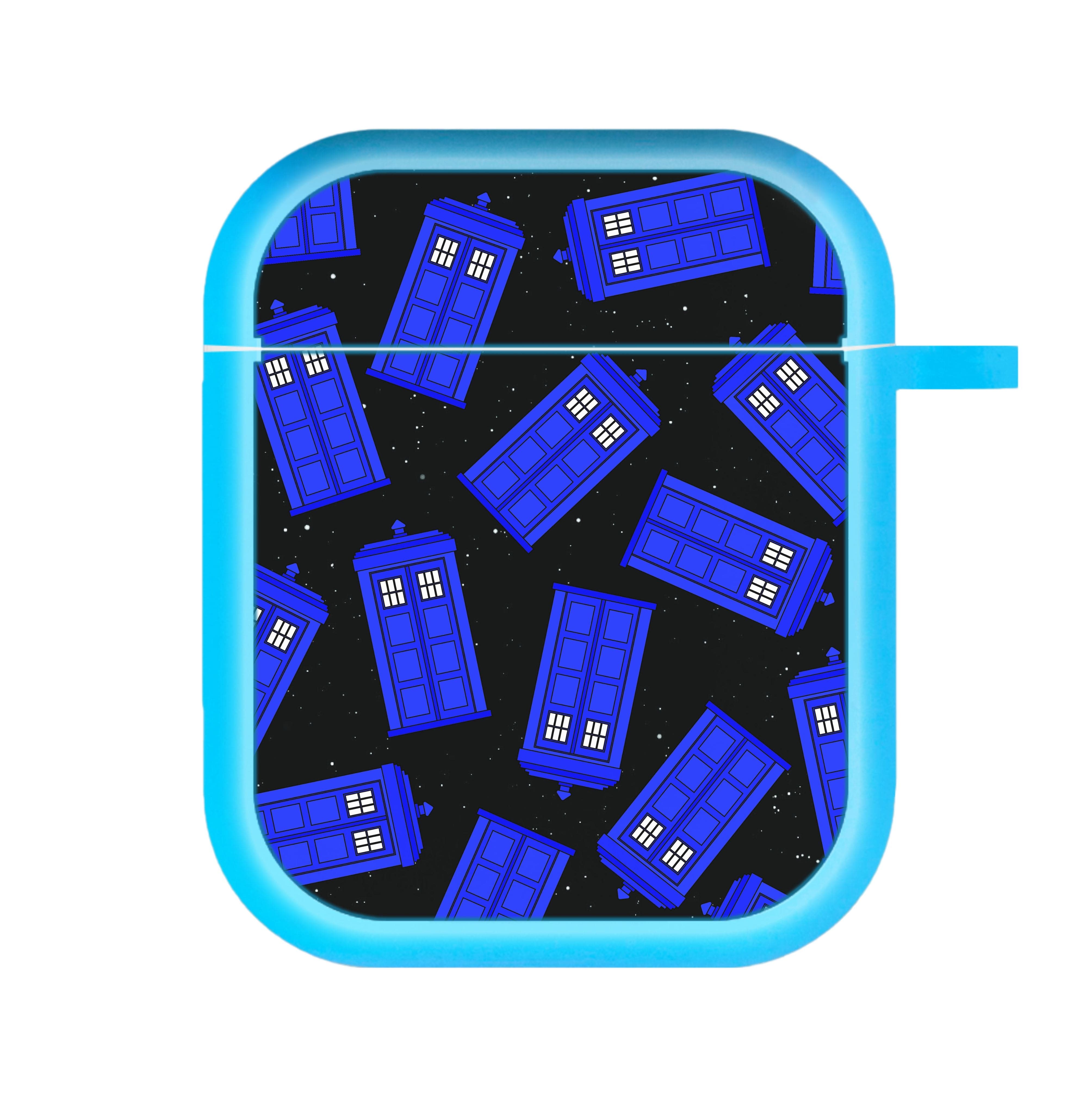 Tardis Pattern AirPods Case