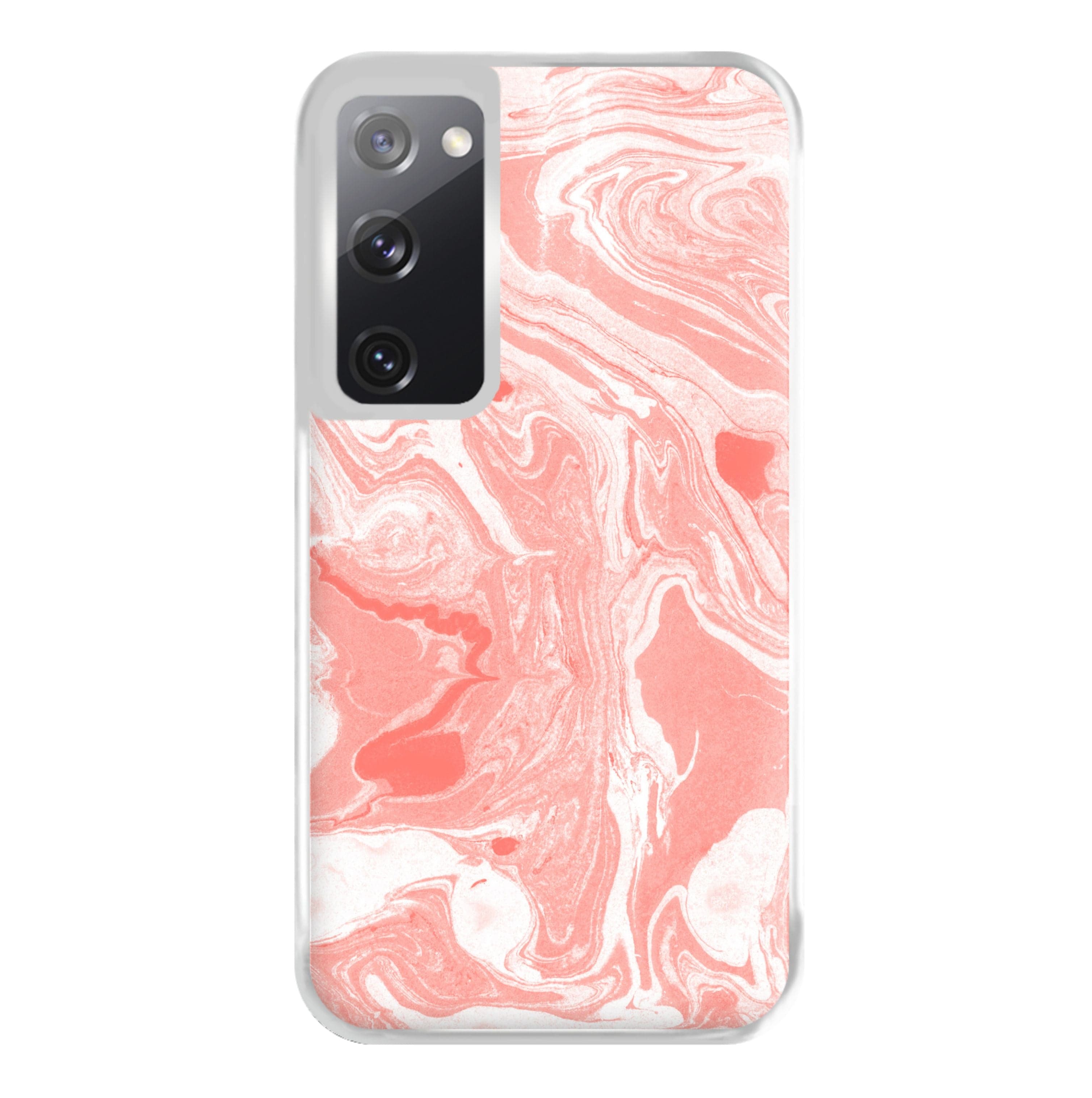 Pink Swirly Marble Phone Case