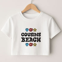 Cartoon Cousins Beach Crop top