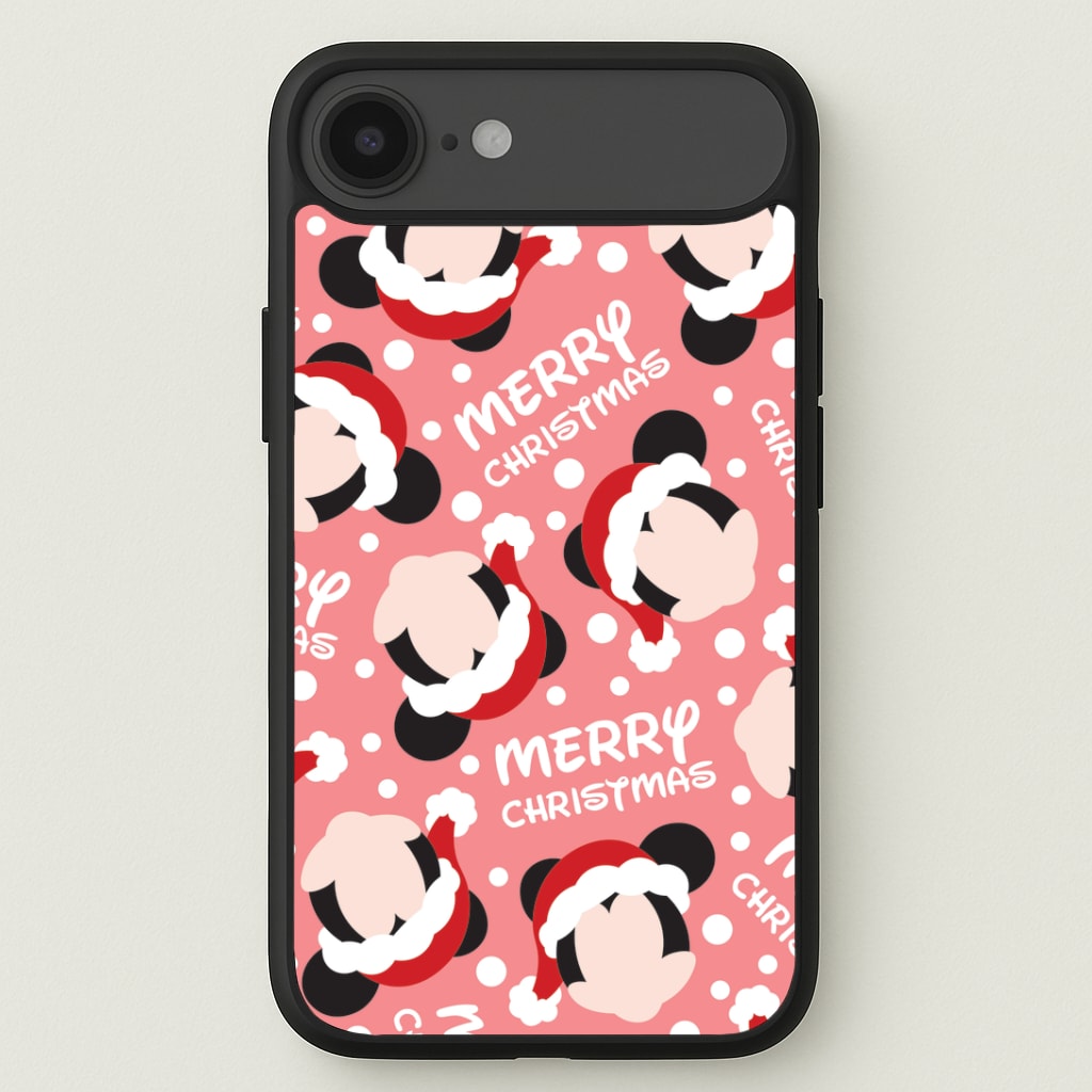 Merry Christmas Cartoon Mouse Pattern iPhone 17 Air Case