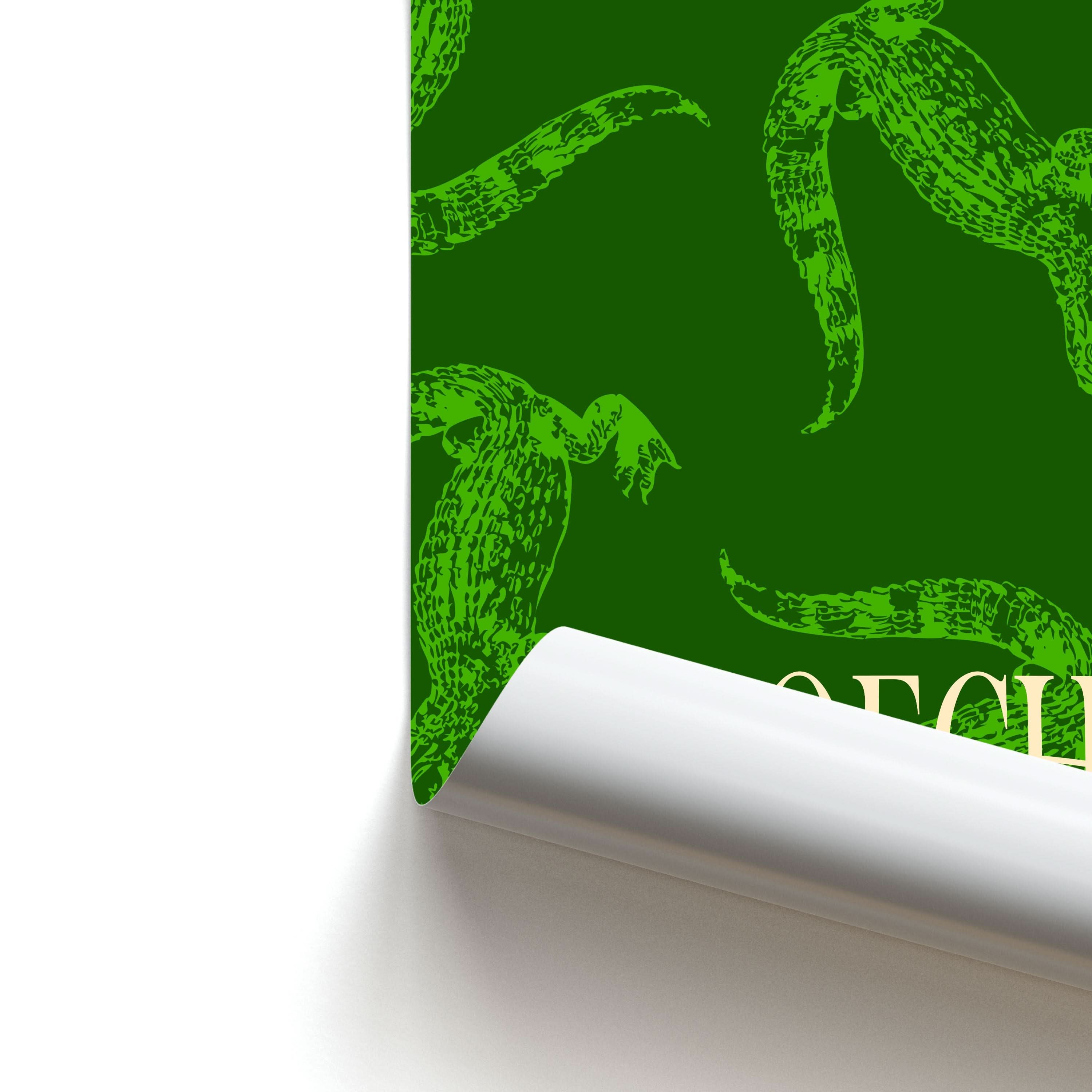 Alligator Pattern Poster