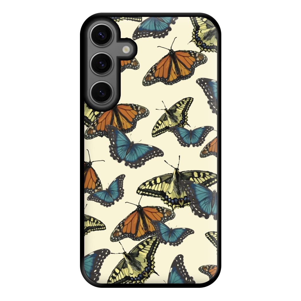 Butterfly Assortment Pattern Galaxy S23FE Case