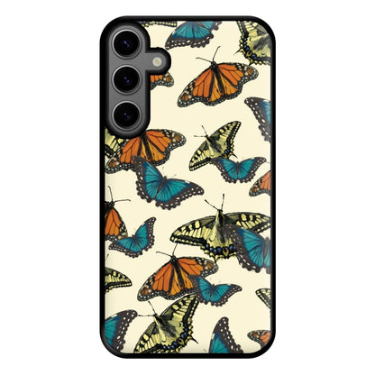 Butterfly Assortment Pattern Galaxy S25 Plus Case