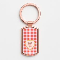 Best Mum Eva Rose Gold Keyring
