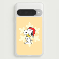 Christmas Cartoon Beagle And Bird  Google Pixel 10 Pro XL Case