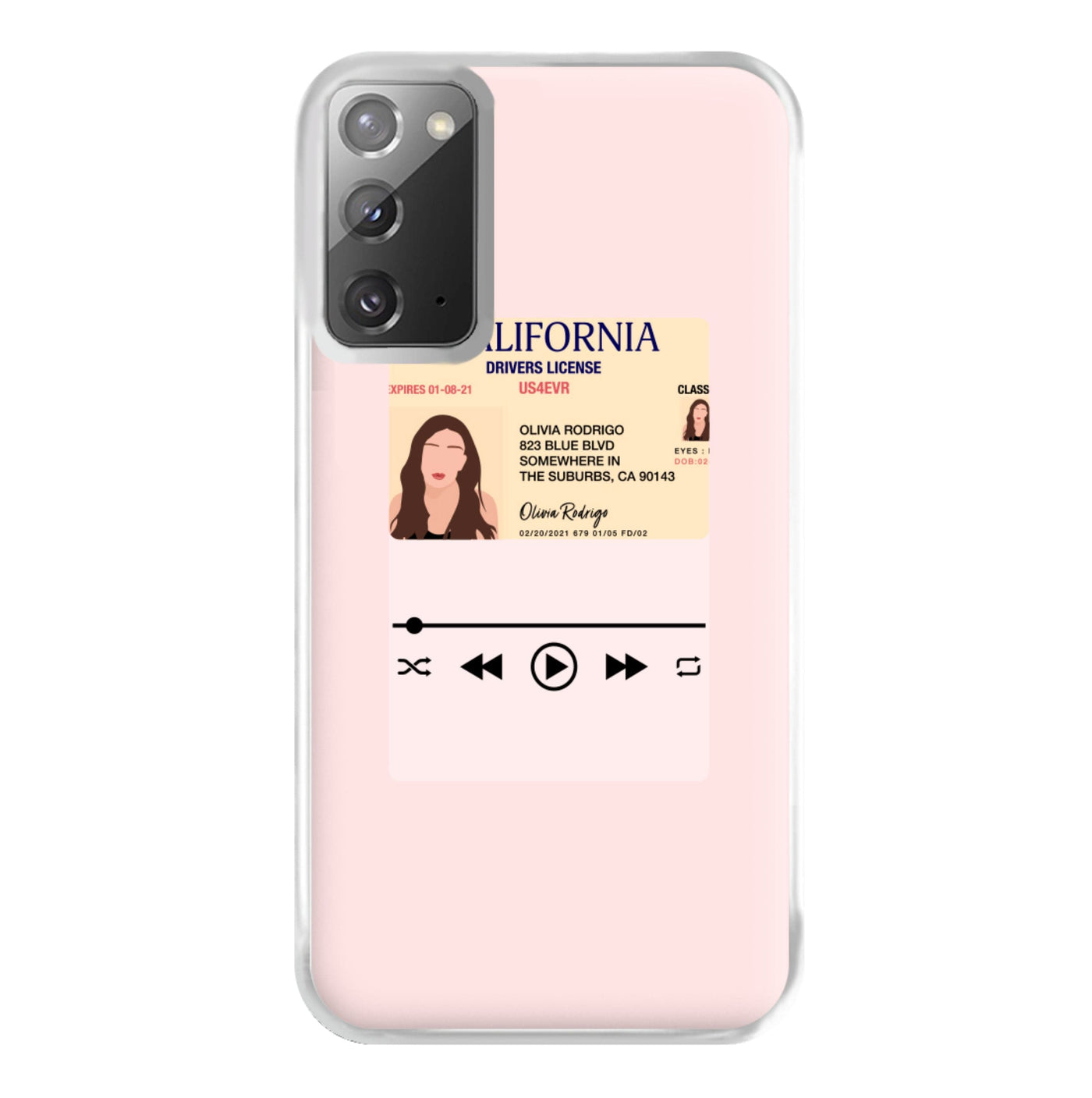 Drivers License - Olivia TikTok Phone Case