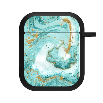 Green Marble AirPods Case