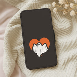 Ghost Heart  Leather Phone Case