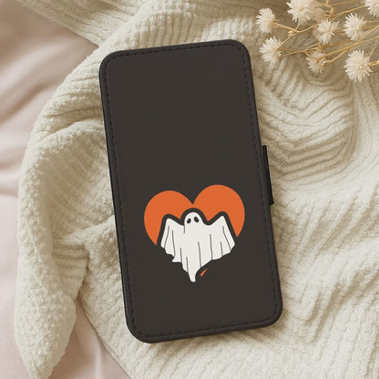 Ghost Heart  Leather Phone Case