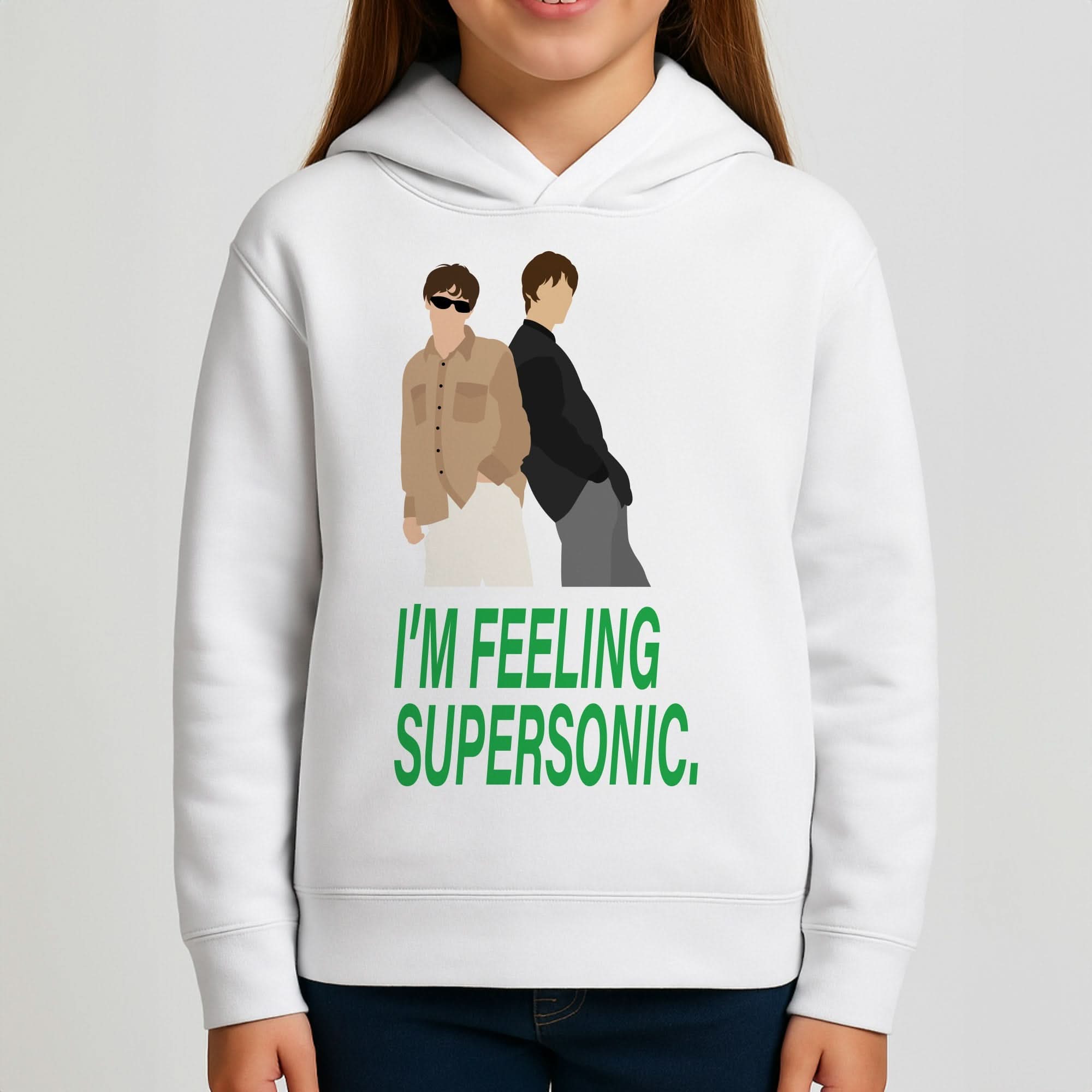 I'm Feeling Supersonic  Girls Hoodie