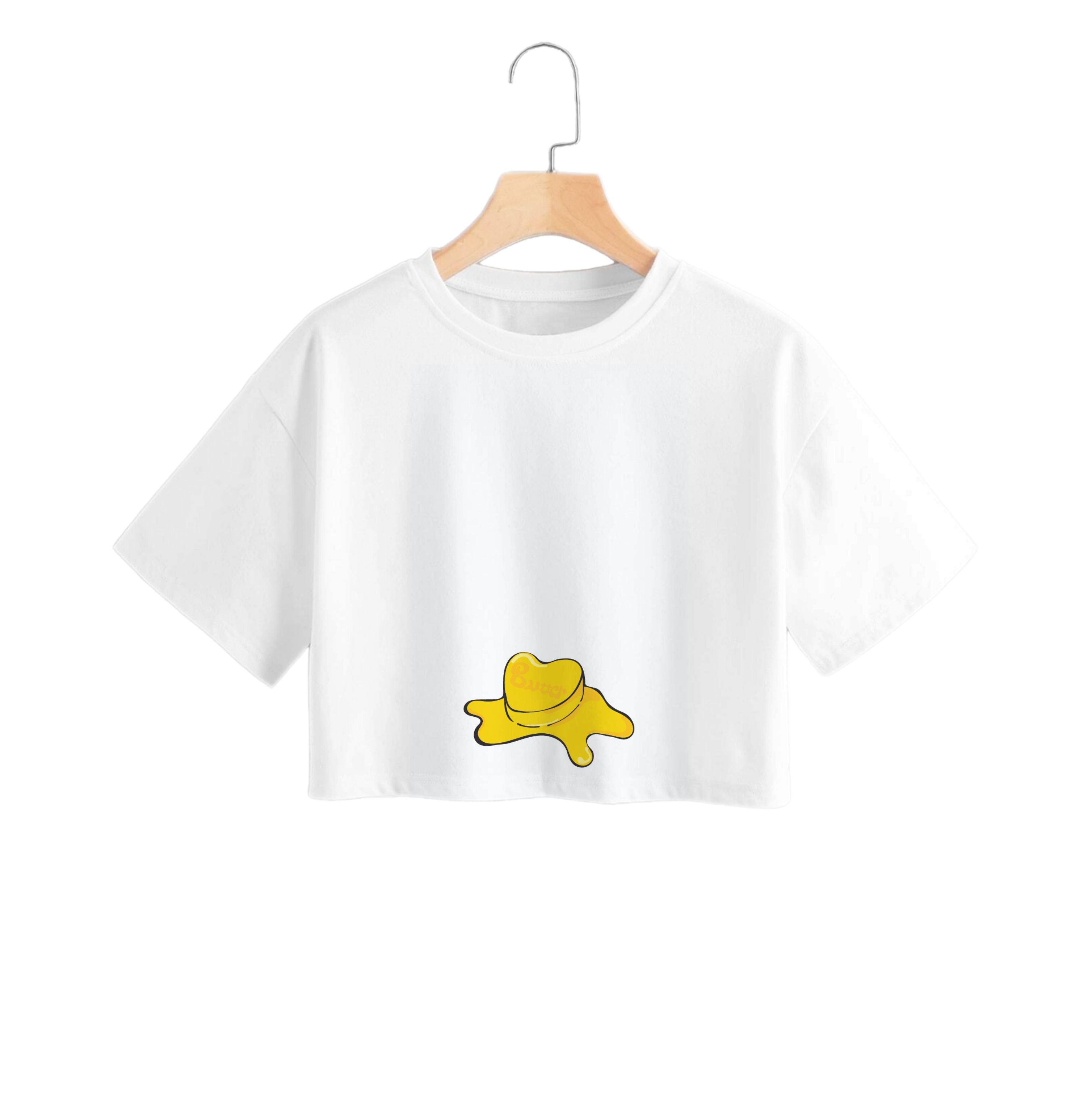 Butter Love Heart - K Pop Crop Top