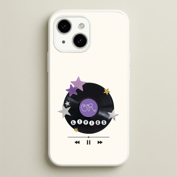Amethyst Vinyl Scrapbook iPhone 15 Case
