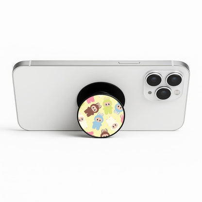 Colourful Little Monsters Pattern Phone Stand