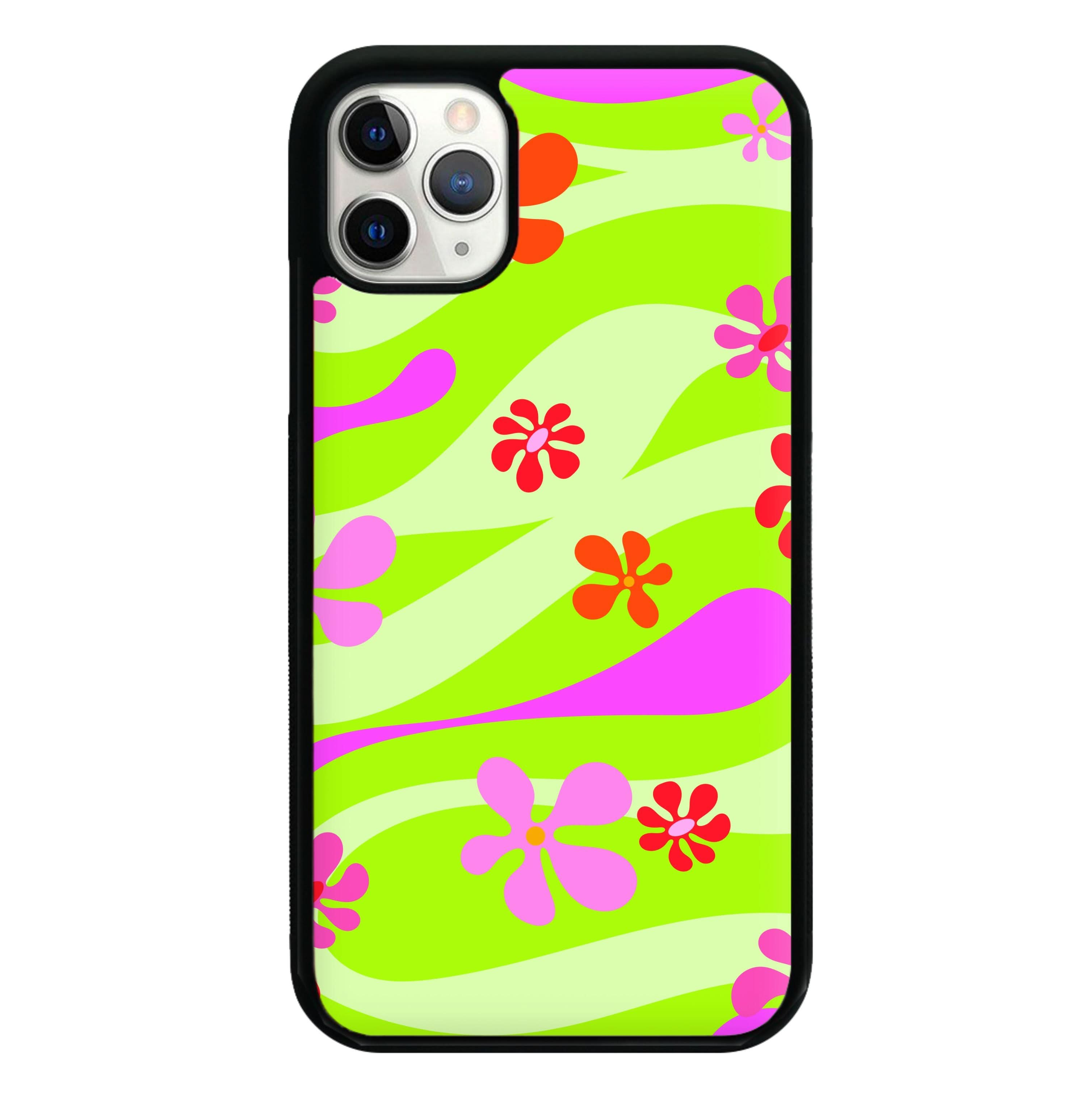 Retro Flowers Pattern Phone Case