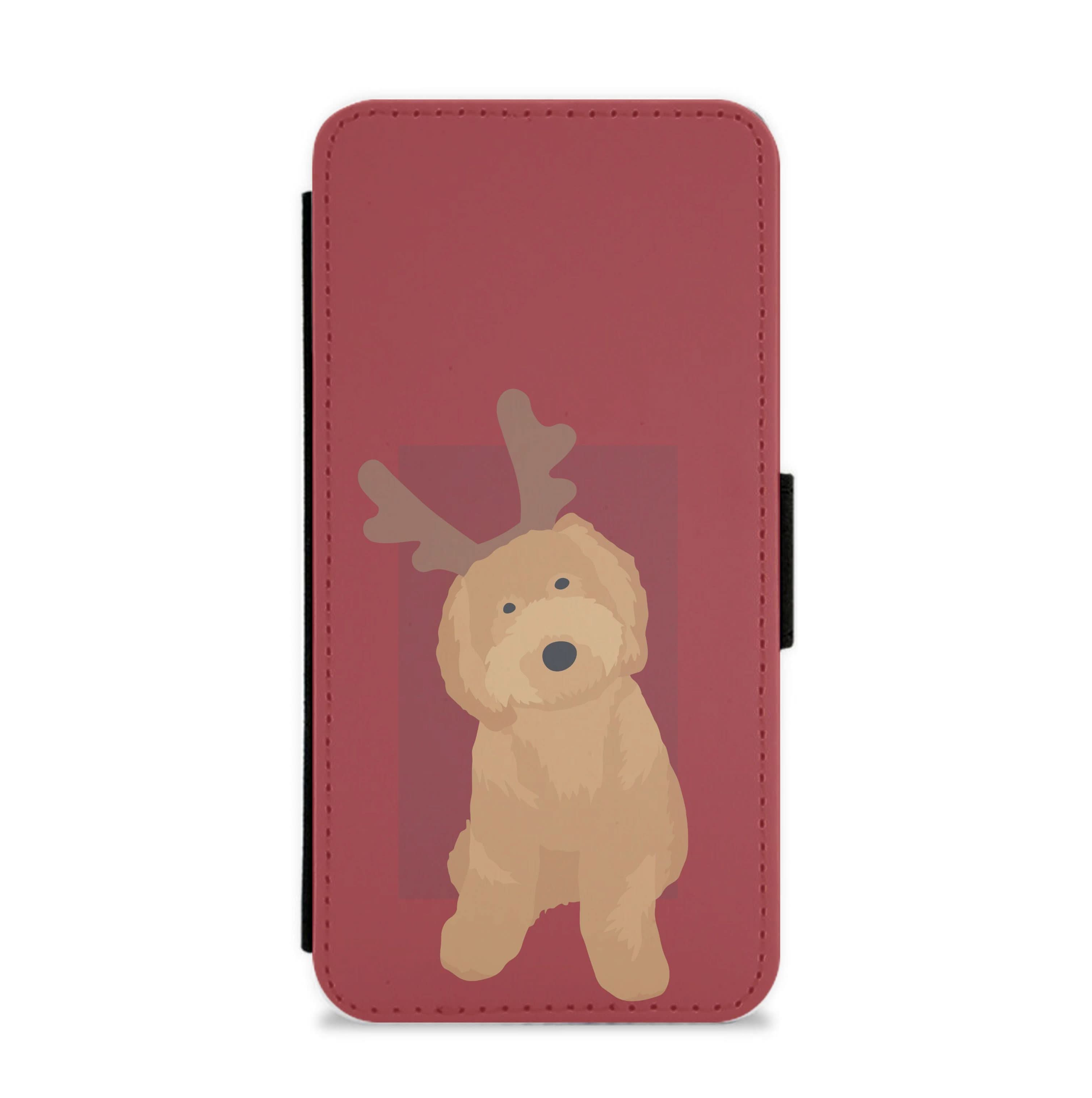 Dog Christmas Ears Flip / Wallet Phone Case