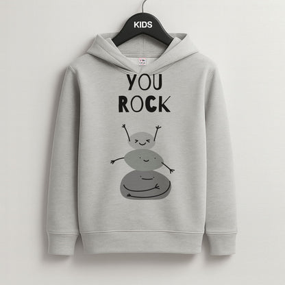 You Rock Grey Kids Hoodie