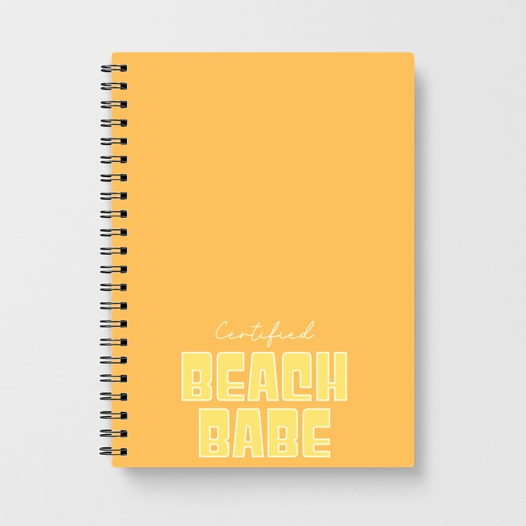 Certified Beach Babe Notebook