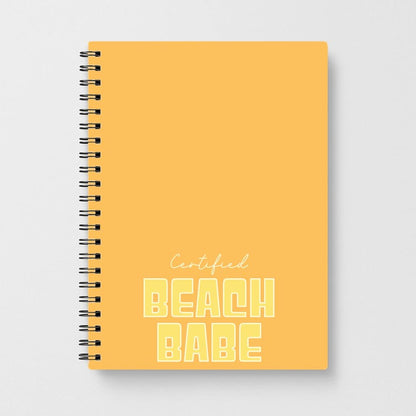 Certified Beach Babe Notebook