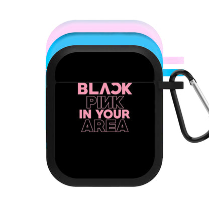 Girl K-Pop Band In Your Area - Black AirPods Case