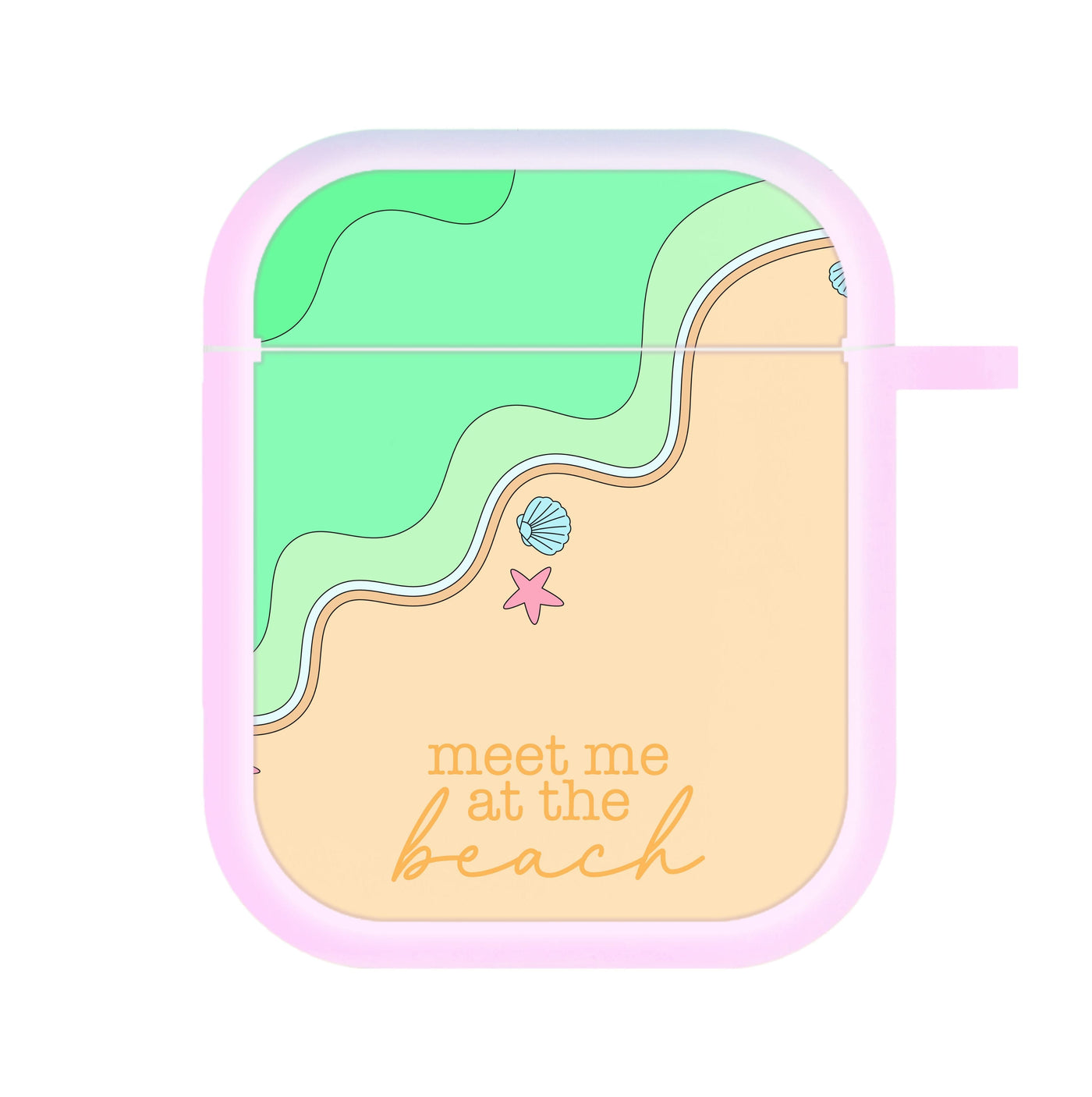 Meet Me At The Beach - Summer AirPods Case