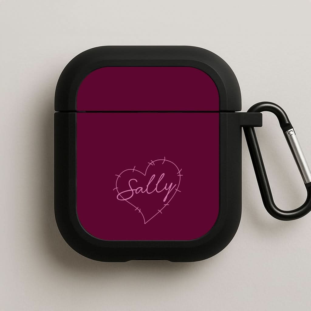 Stitched Heart Sally AirPods Case