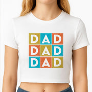 Dad Cubes Crop top 2